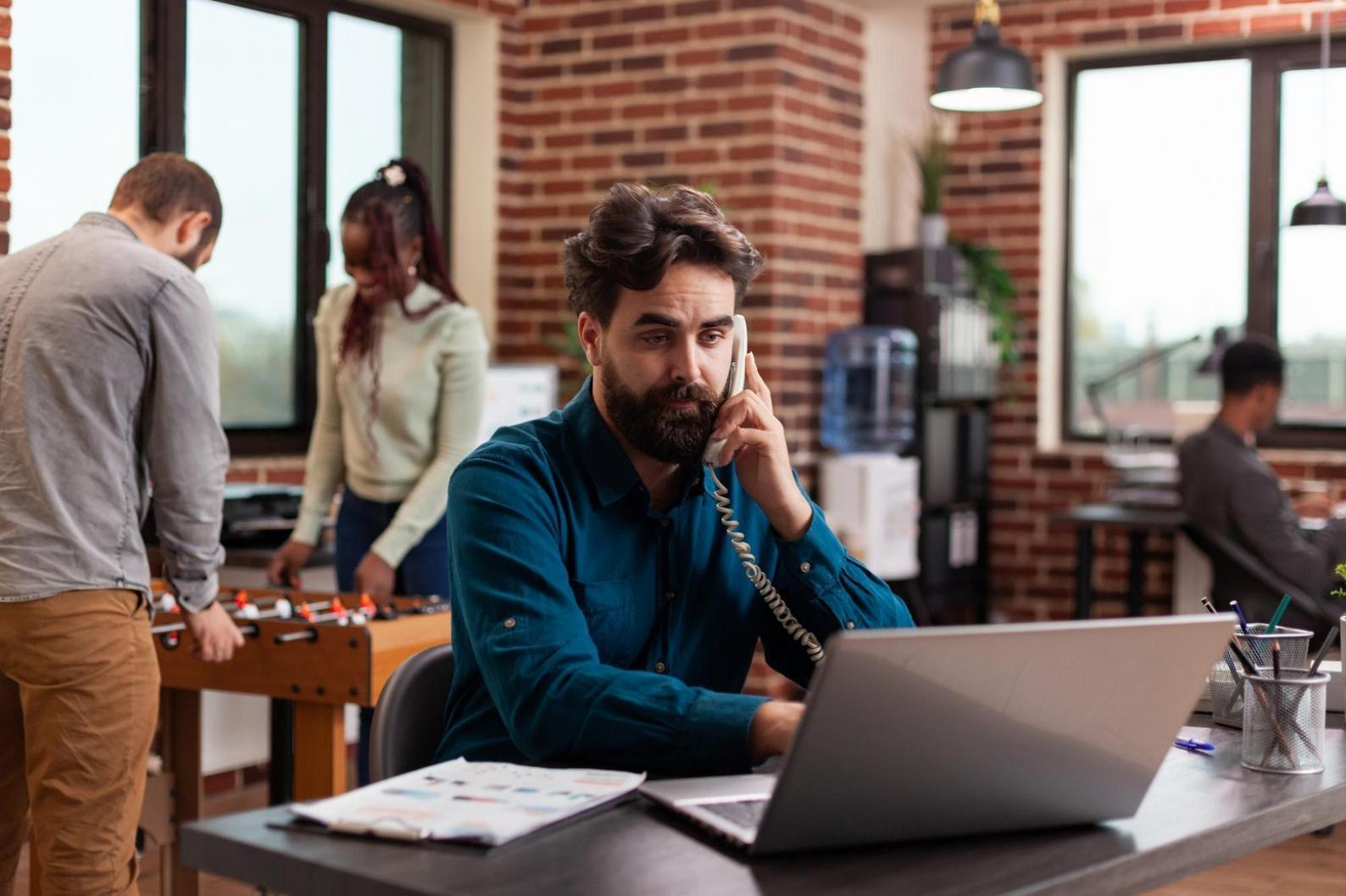 Professional finance workspace and tools